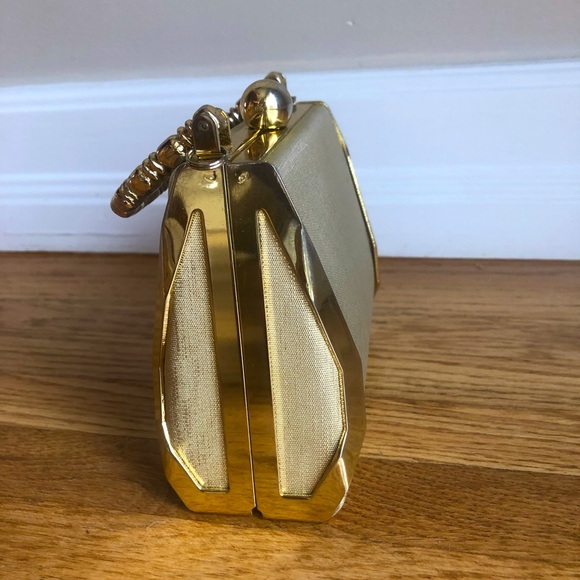 Vintage Gold "Cutie Pie" Top Handle Purse - Picture 3 of 8